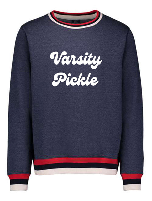 Oversized Vintage Varsity Pickleball Sweatshirt Unisex