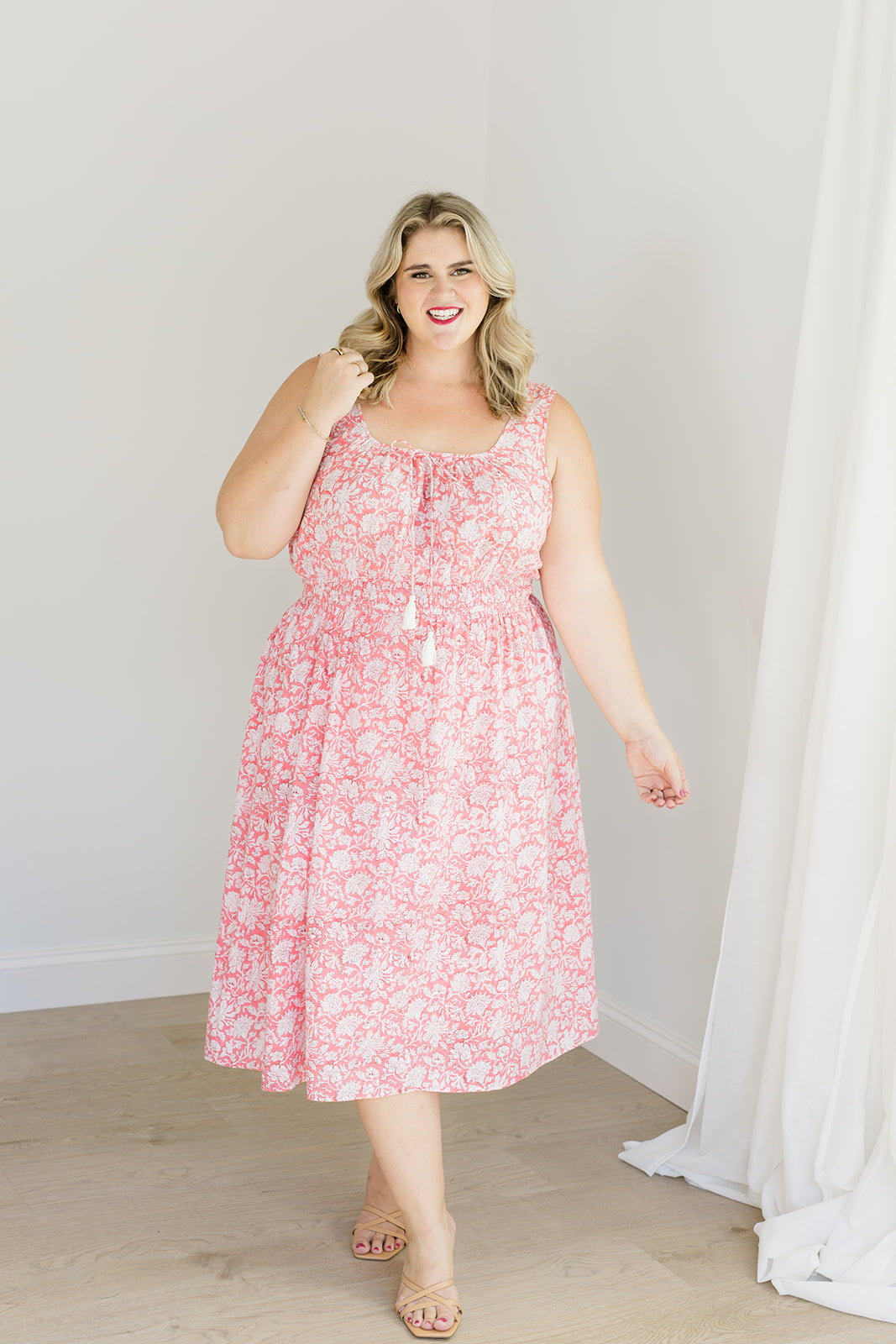 Kiley Watermelon Sorbet Tank Dress Carla Kiley Collection