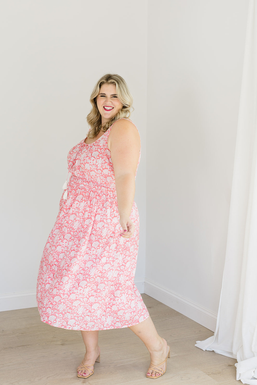 Kiley Watermelon Sorbet Tank Dress Carla Kiley Collection