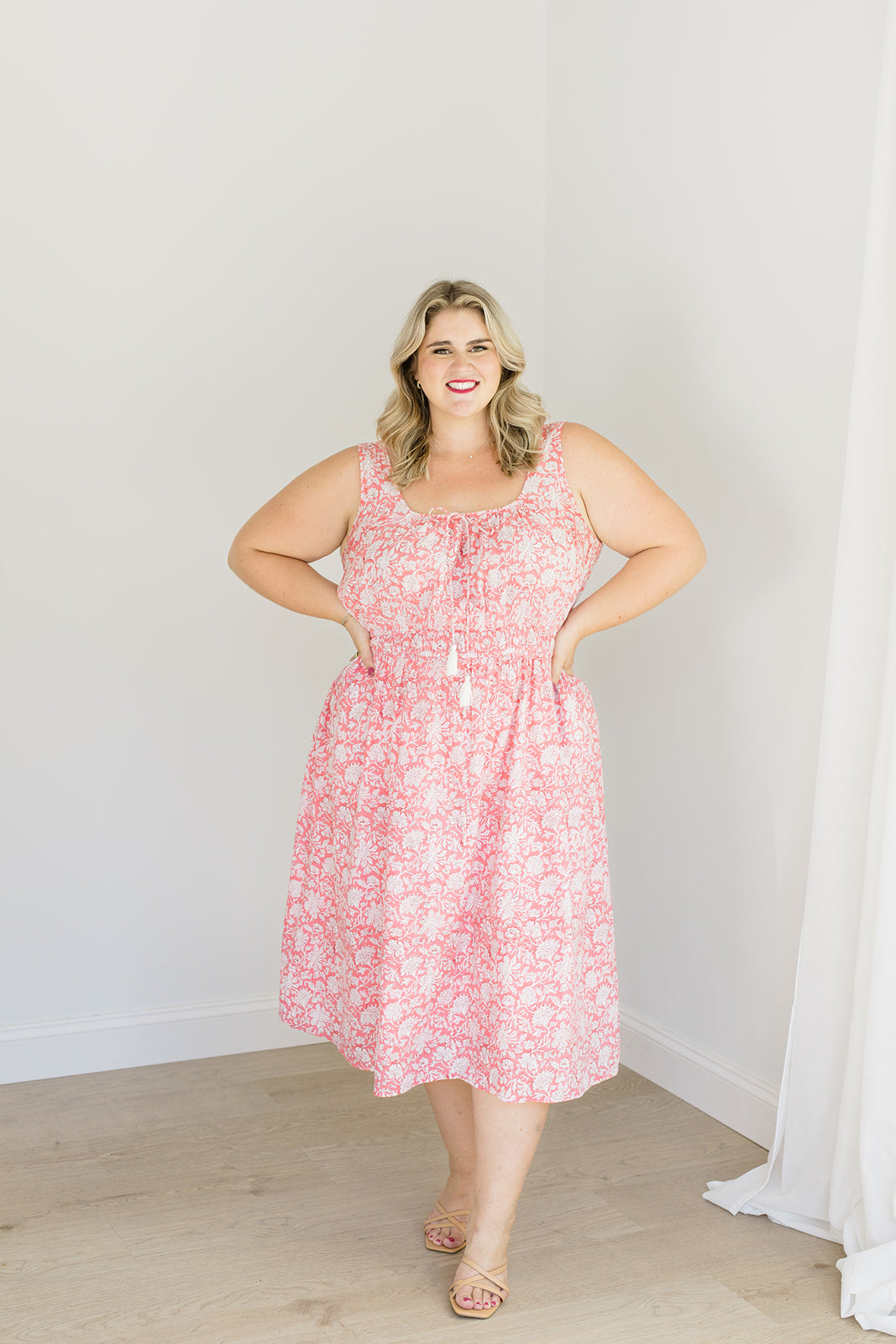 Kiley Watermelon Sorbet Tank Dress Carla Kiley Collection