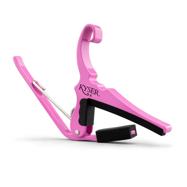 Kyser Quick-Change Guitar Capo - Pink Revival, NEW
