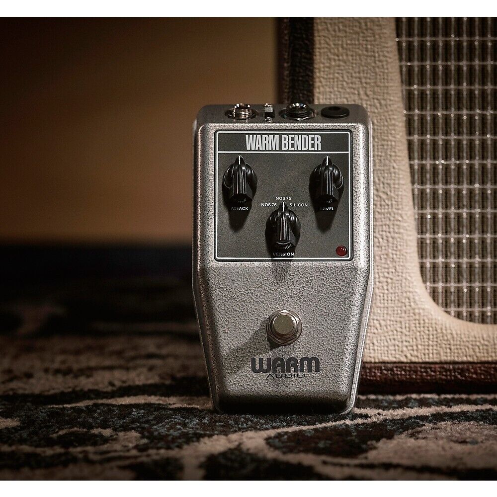 Warm Audio Warm Bender Fuzz Effects Pedal Silver with 3 Circuits