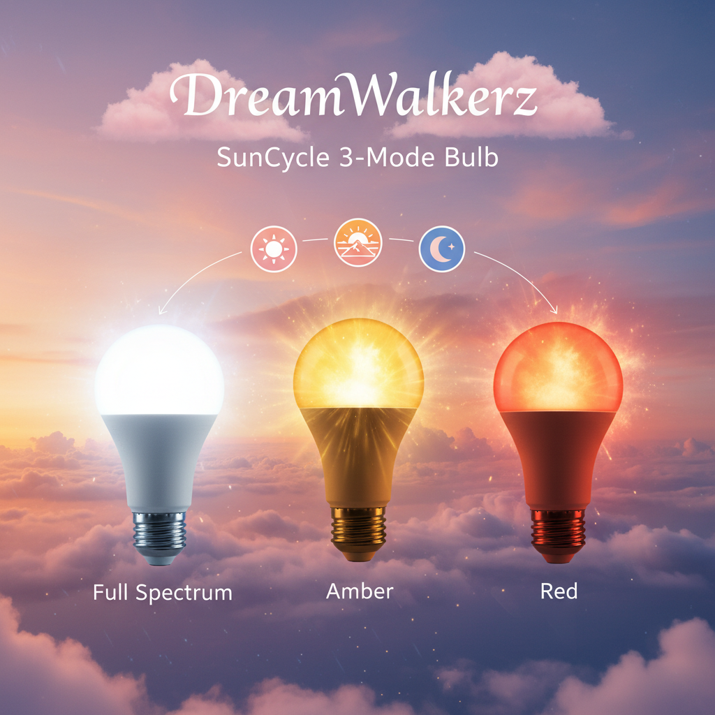 SunCycle 3-Mode Circadian Full Spectrum Light Bulb DreamWalkerz