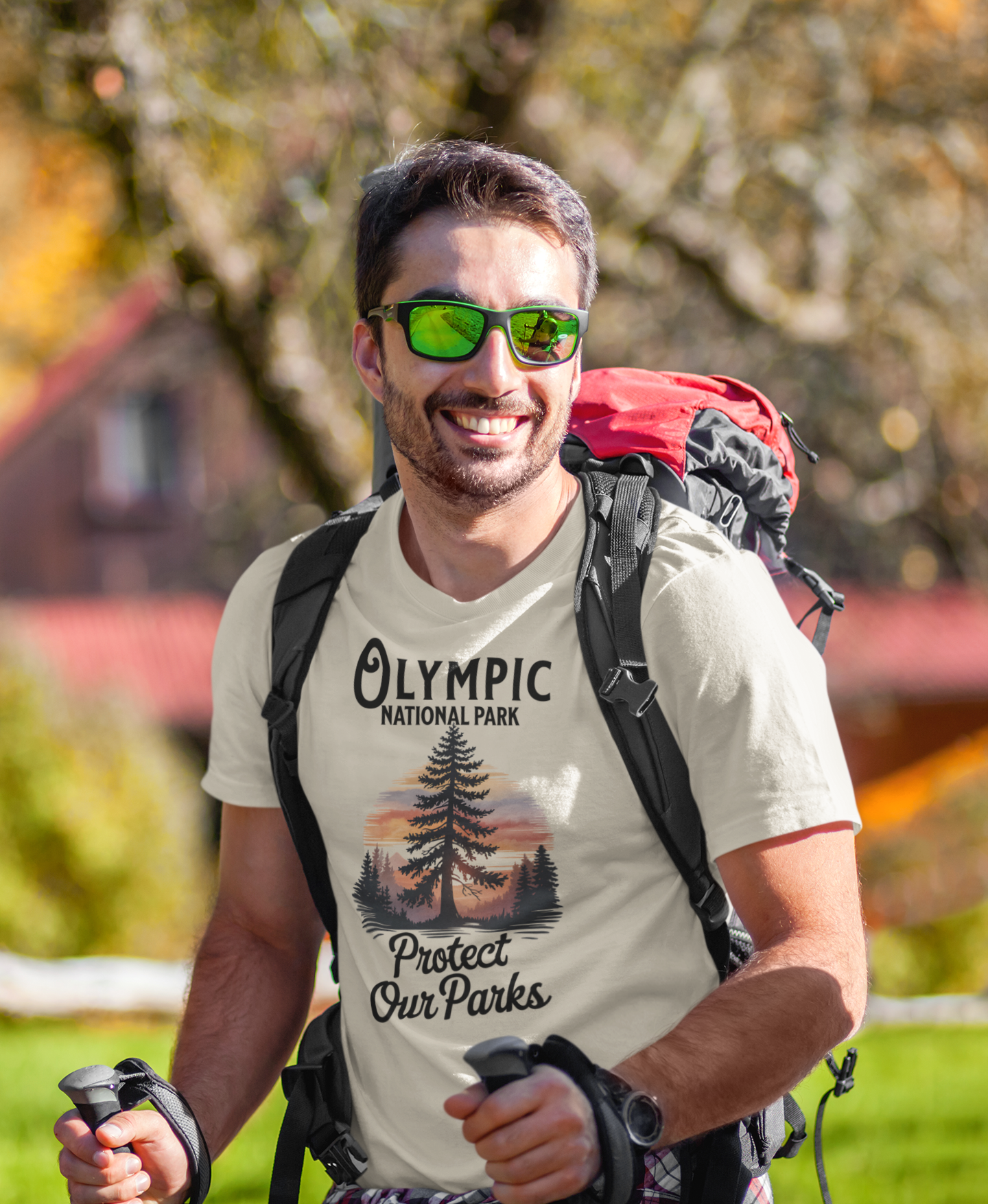 Protect Our Parks Olympic National Park Unisex Fit Soft T-Shirt
