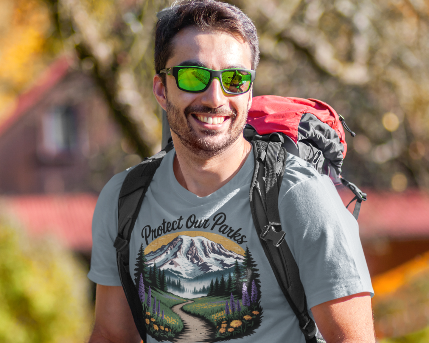 Protect Our Parks Mount Rainier National Park Unisex Fit Soft T-Shirt