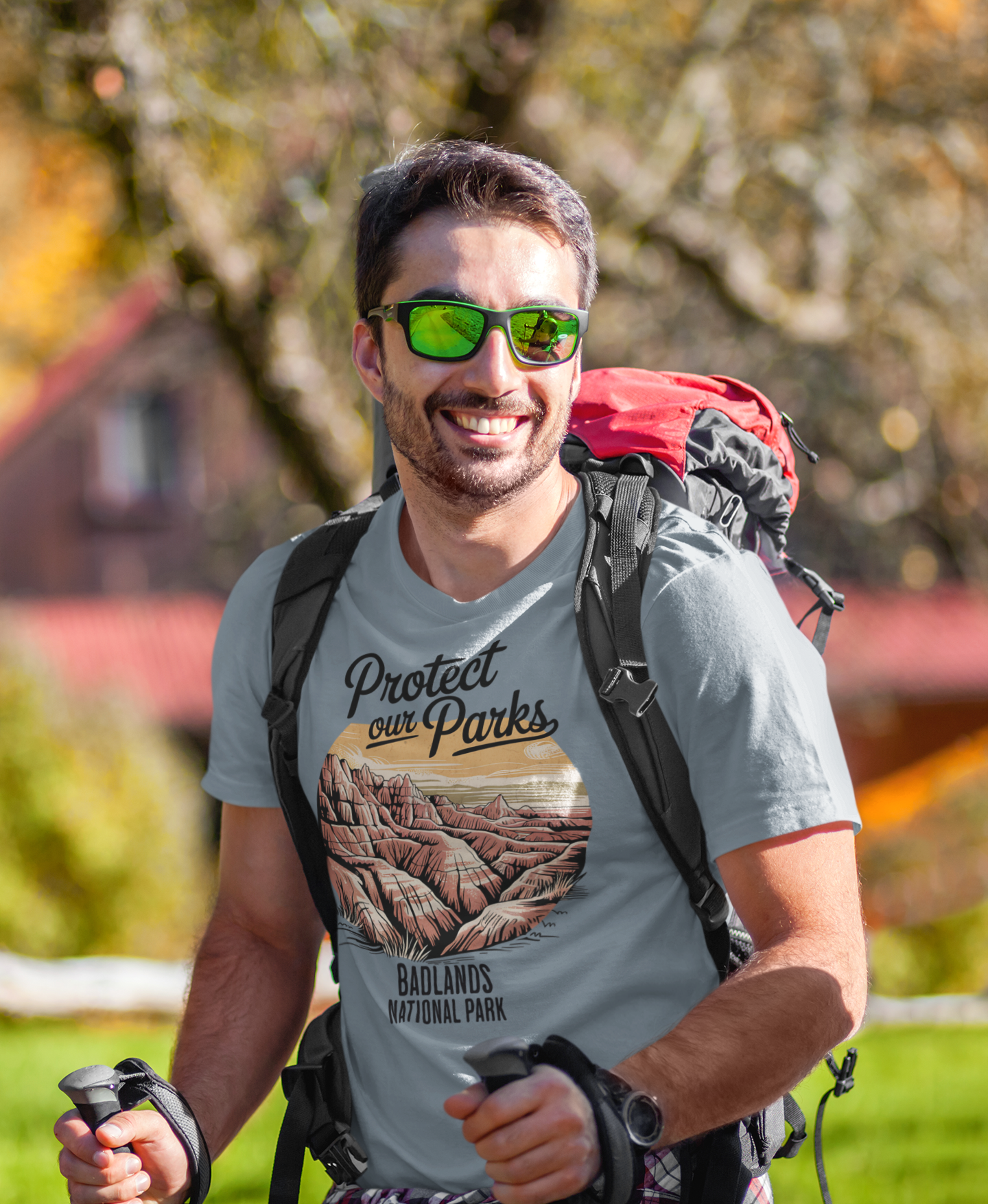 Protect Our Parks Badlands National Park Unisex Fit Soft T-Shirt
