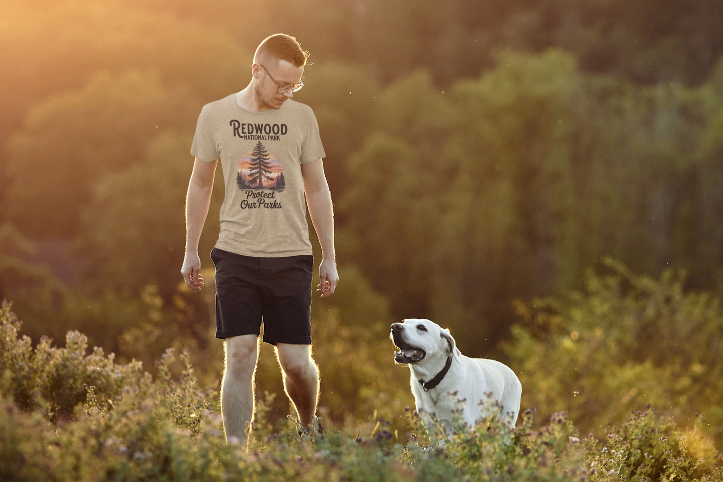 Protect Our Parks Redwood National Park Unisex Fit Soft T-Shirt