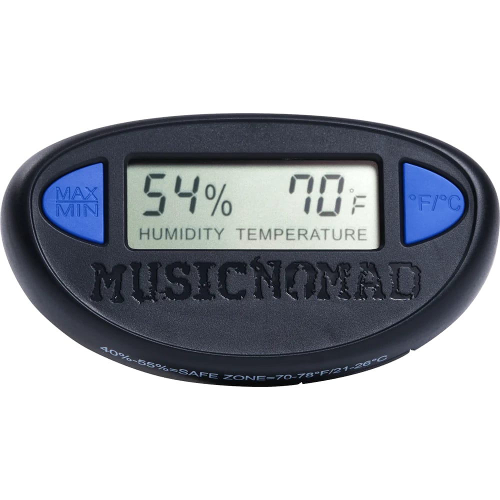 New - Music Nomad HONE, Guitar Hygrometer, Humidity & Temperature Monitor MN312