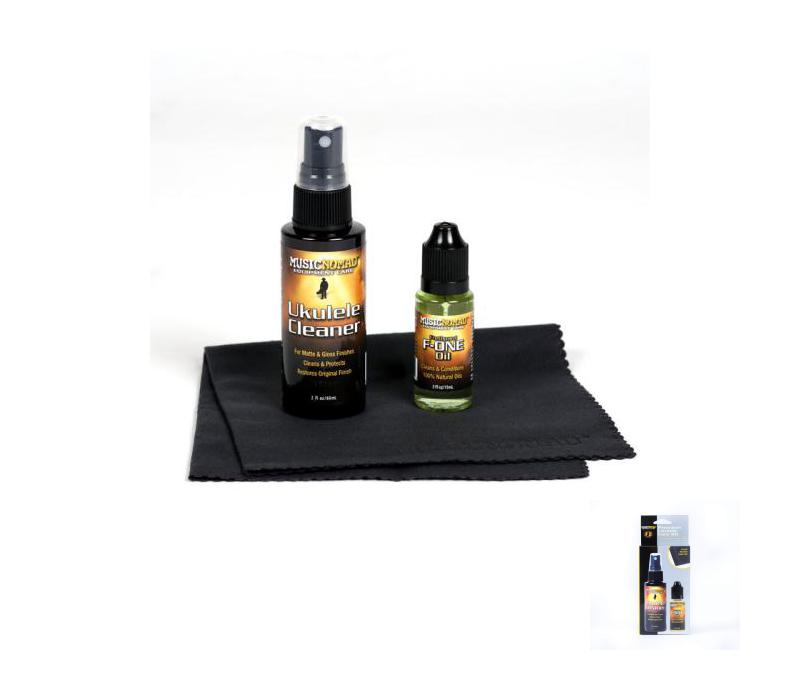 Ukulele Cleaner and Fretboard Oil Care Pack Premium Ukulele Care Kit Music Nomad
