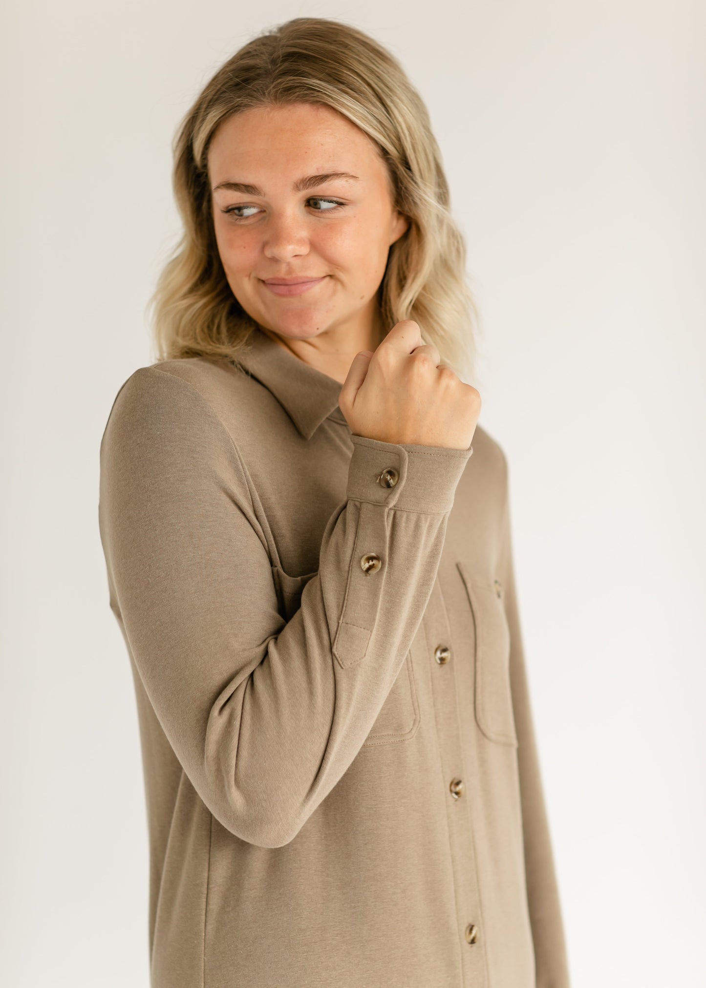 Teagan Ultra Soft Shirt Dress