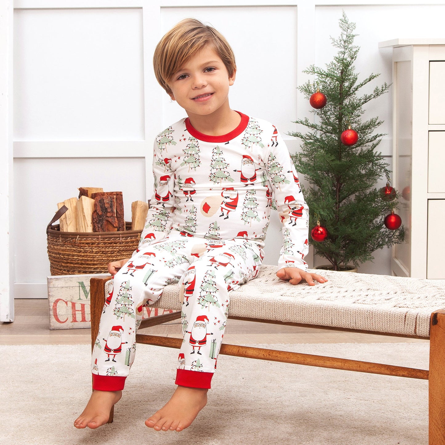 Christmas Bamboo Kid's Pajama Set Tesa Babe