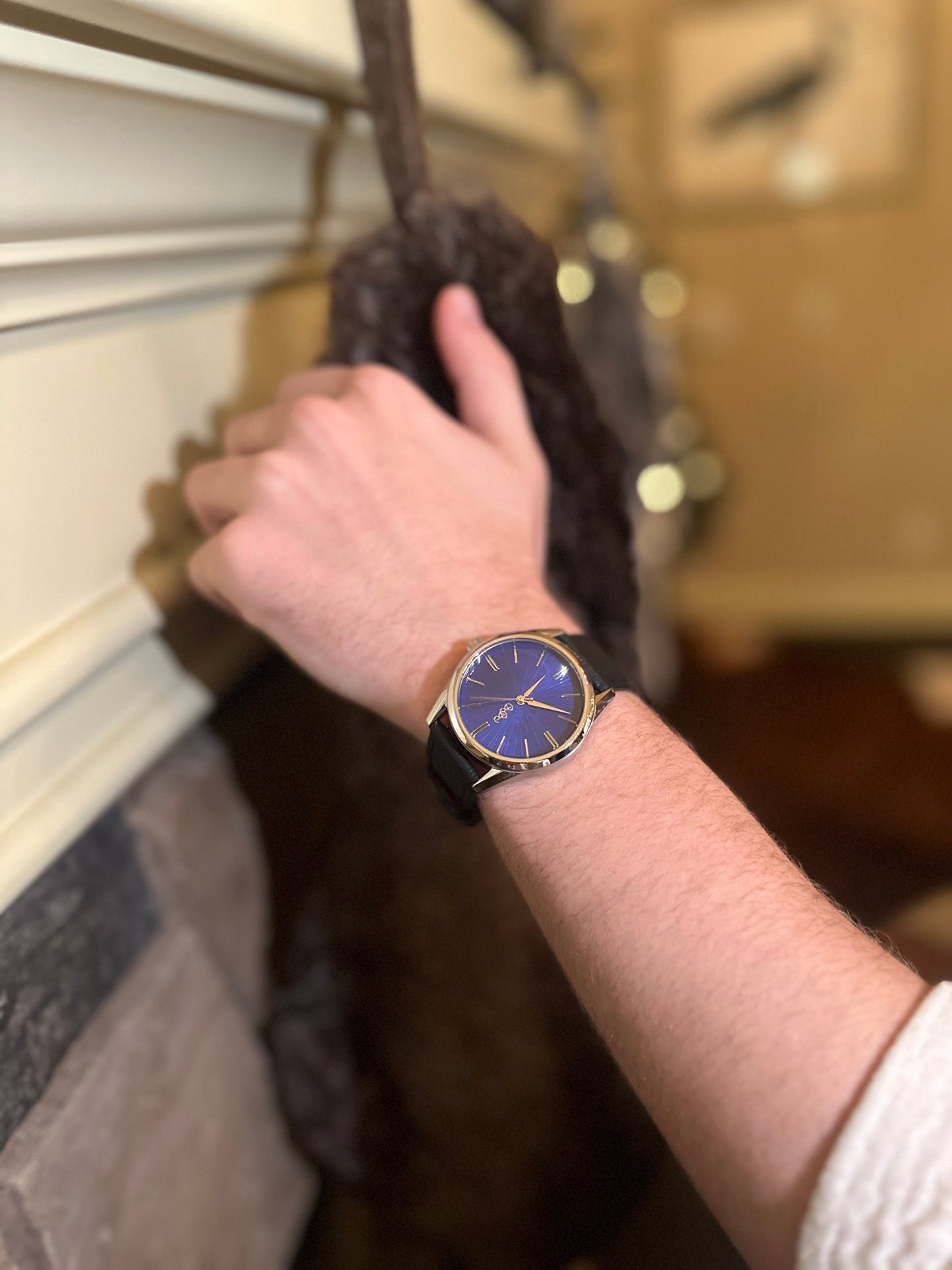 Blue Sunburst 39mm Watch The Beyond Boring Watch Company