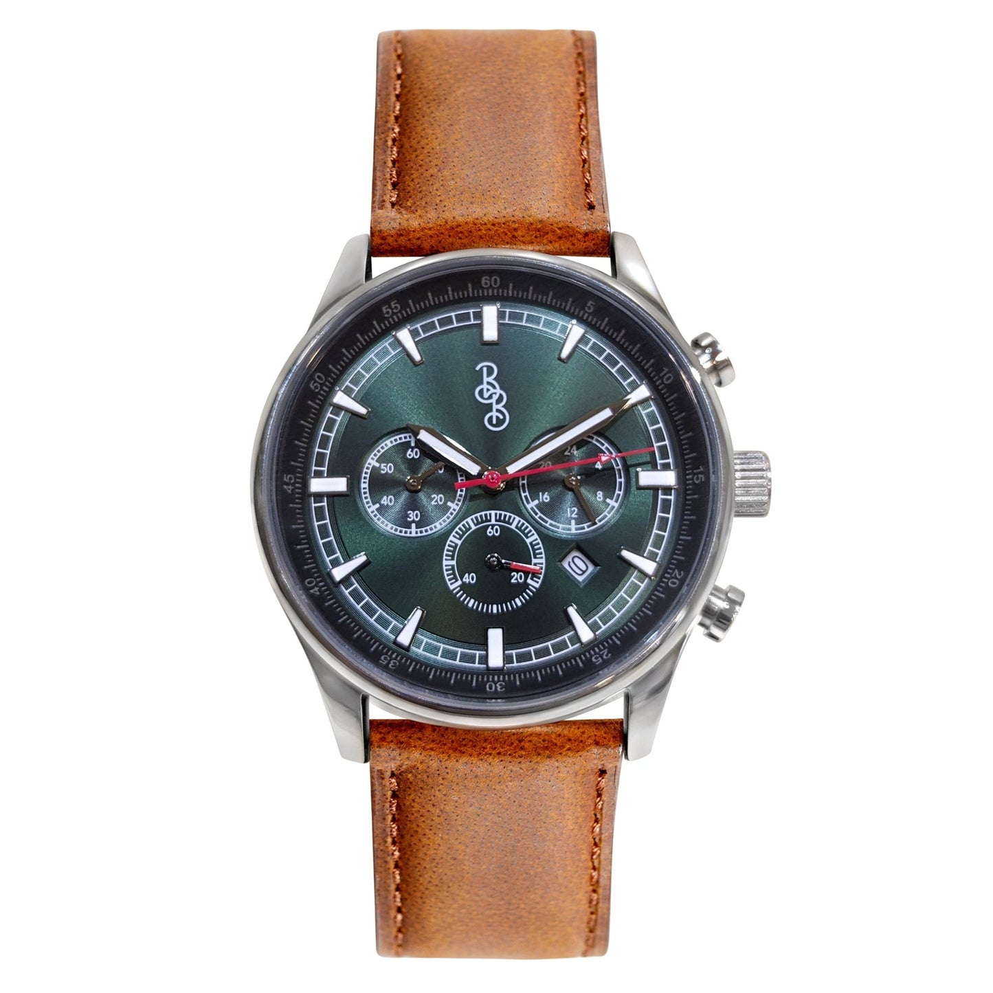 Green Silicone Sport Chronograph Watch The Beyond Boring Watch Company