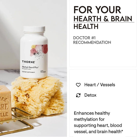 Thorne Methyl-Guard Plus - Gluten-Free, Dairy-Free - 90 Capsules