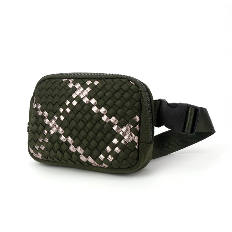 Woven Neoprene Belt Bag Compact Adjustable The Ella Babs+Birdie