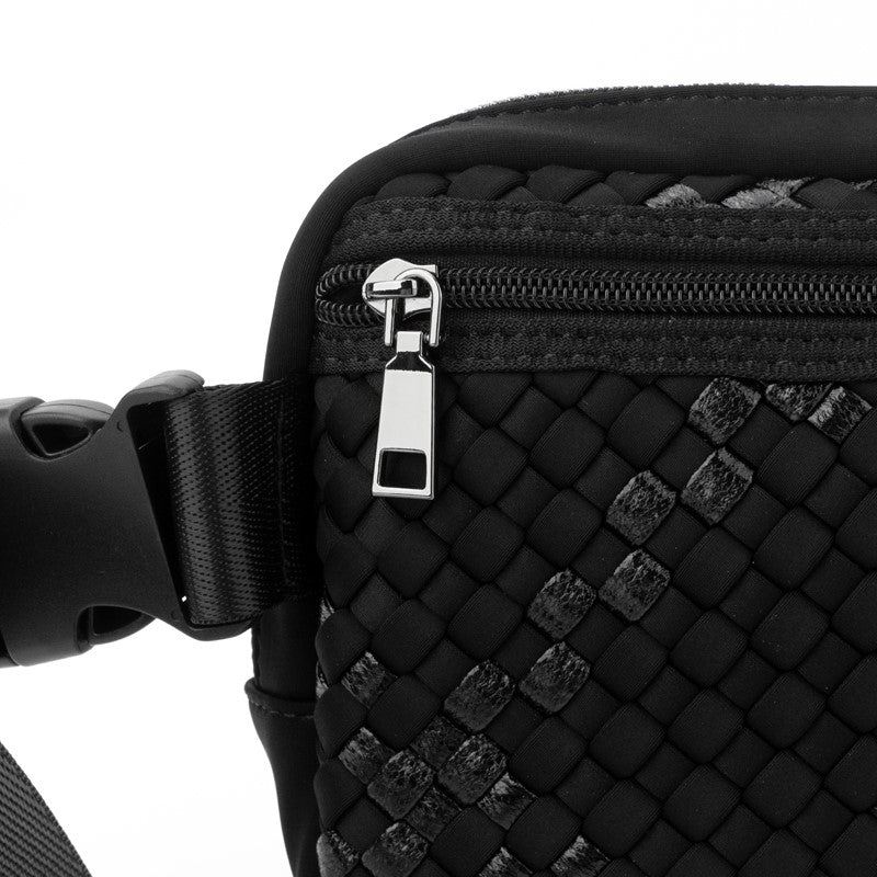 Woven Neoprene Belt Bag Compact Adjustable The Ella Babs+Birdie