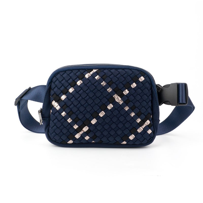 Woven Neoprene Belt Bag Compact Adjustable The Ella Babs+Birdie