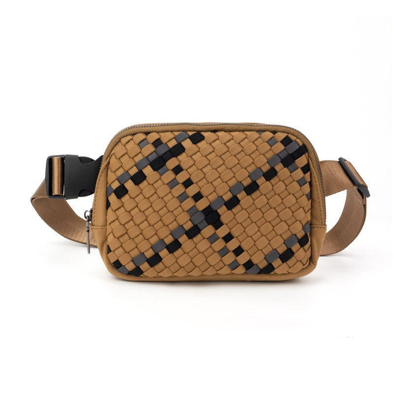Woven Neoprene Belt Bag Compact Adjustable The Ella Babs+Birdie