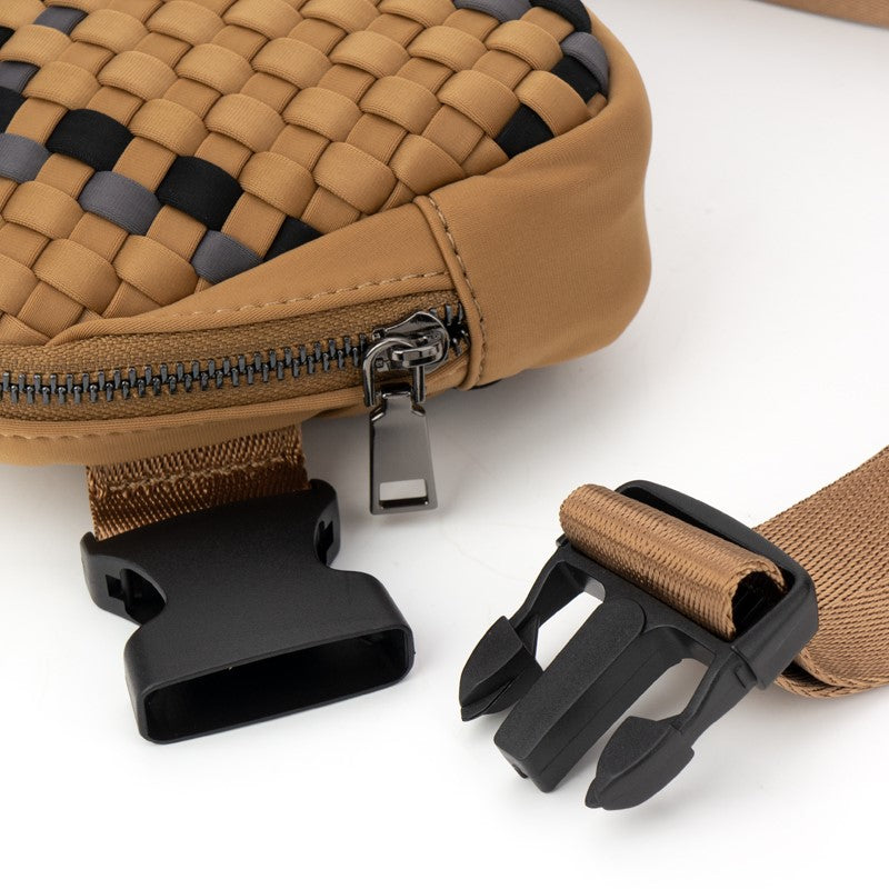 Woven Neoprene Belt Bag Compact Adjustable The Ella Babs+Birdie