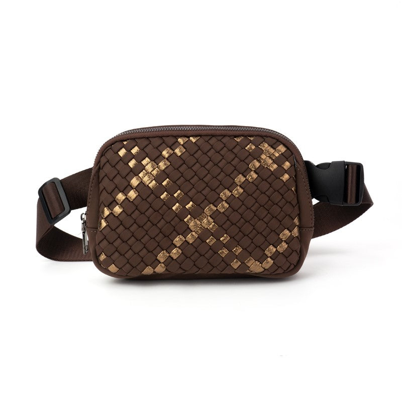 Woven Neoprene Belt Bag Adjustable Strap The Ella Babs+Birdie