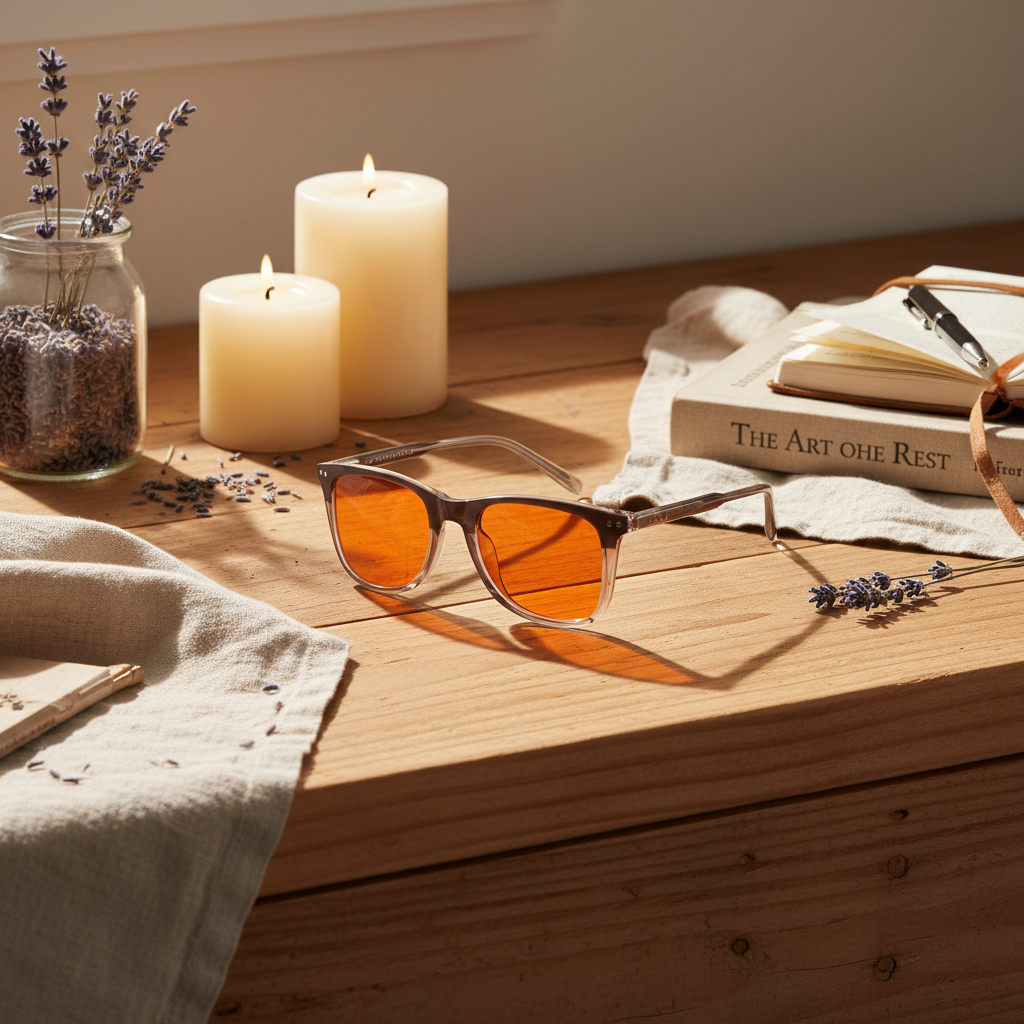 Topaz Nighttime Orange Lenses Sleep Glasses Crystal Collection St. Croix