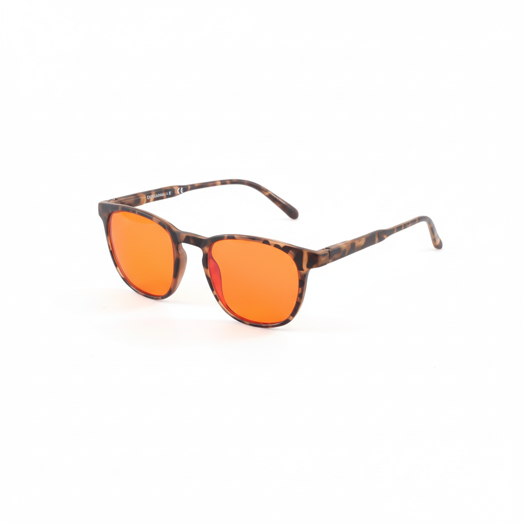 Nighttime Blue Light Blocking Matte Tortoise Shell Sleep Glasses Dreamwave
