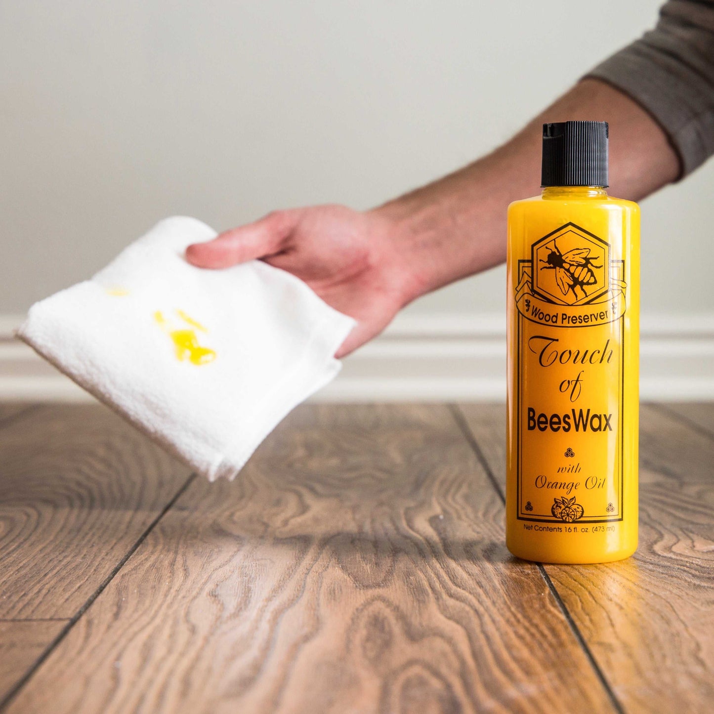 Touch Of Beeswax For Wood