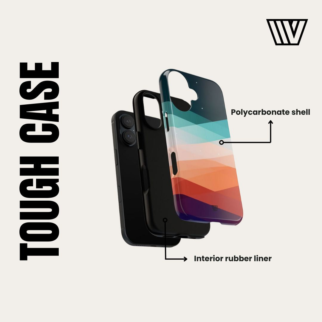 Abstract Zebra Stripes Tough Phone Case
