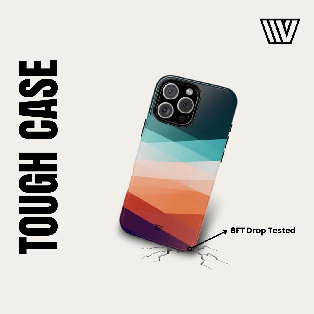 Abstract Zebra Stripes Tough Phone Case