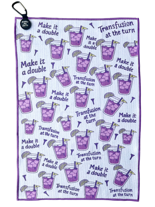 Transfusion Golf Towel