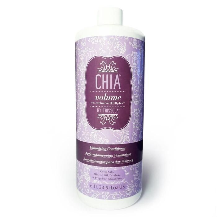 Chia Volumizing Conditioner 33.8oz Hair Conditioner Trissola