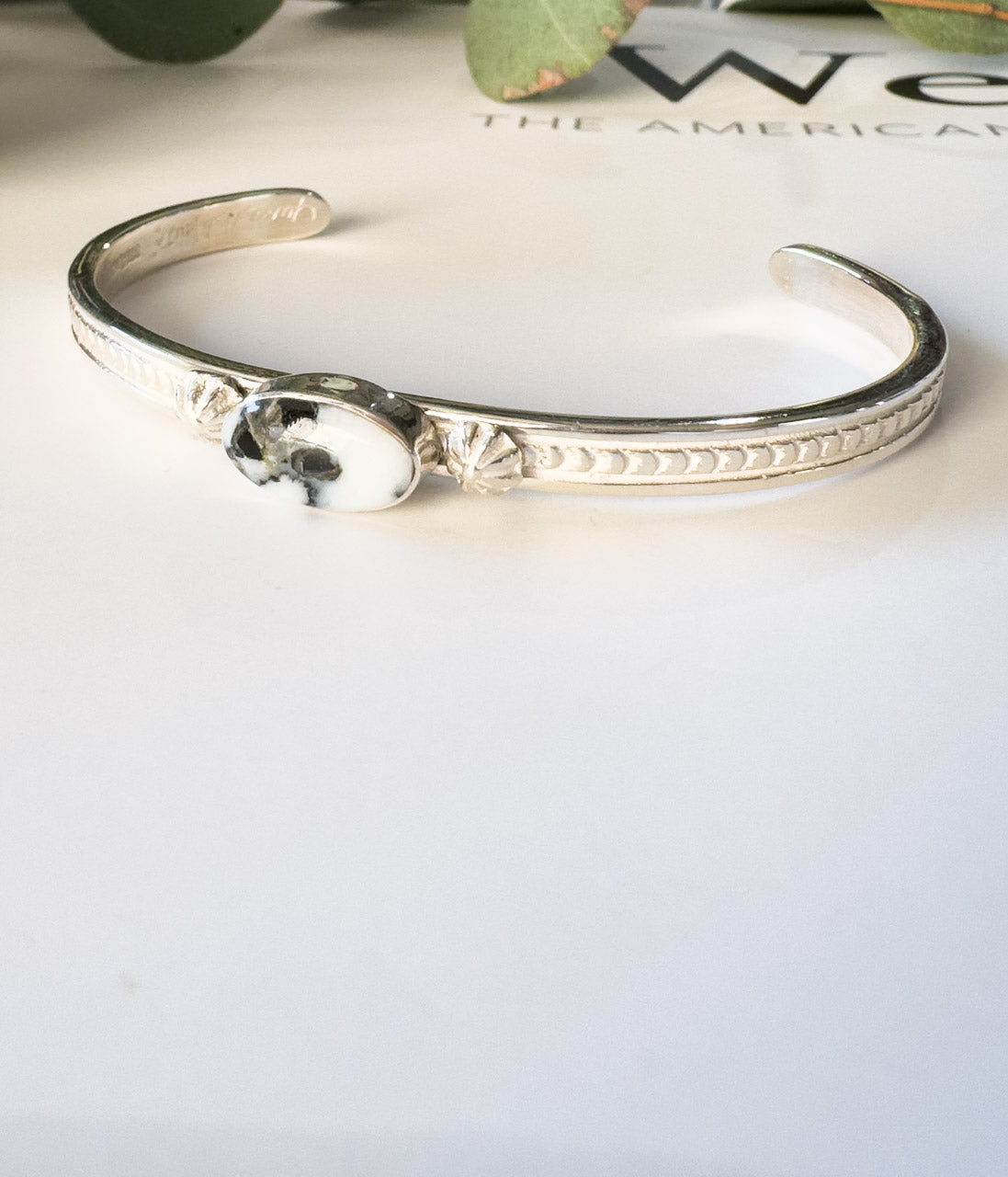 June Delgarito White Buffalo Cuff