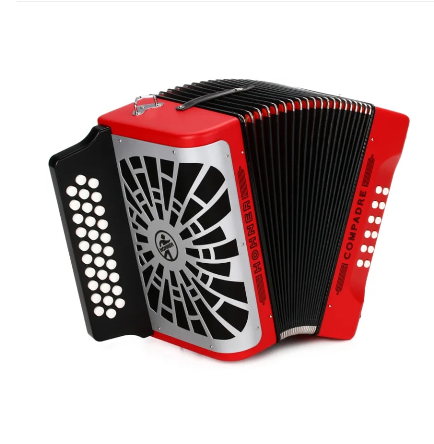 Diatonic Accordion Keys of G/C/F Button Accordion Hohner