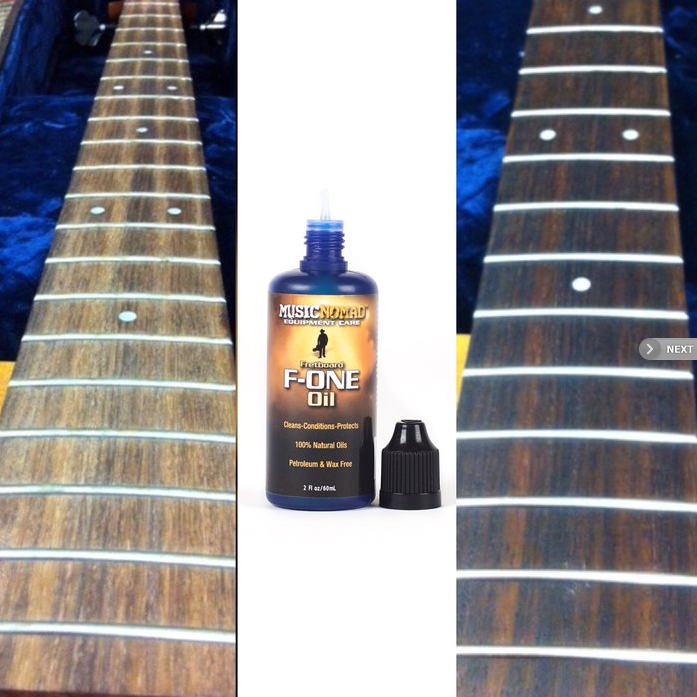 Music Nomad MN105 F-One Fretboard Oil - Cleaner & Conditioner 2oz NEW
