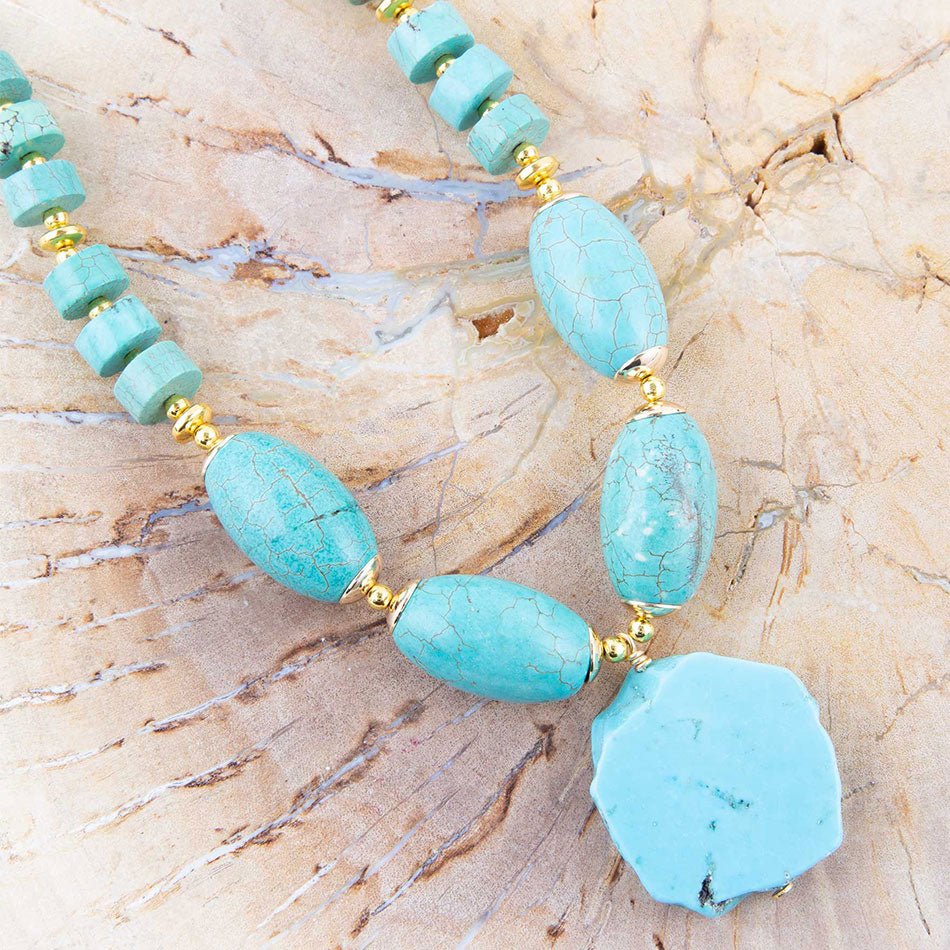 Turquoise Baron Statement Necklace
