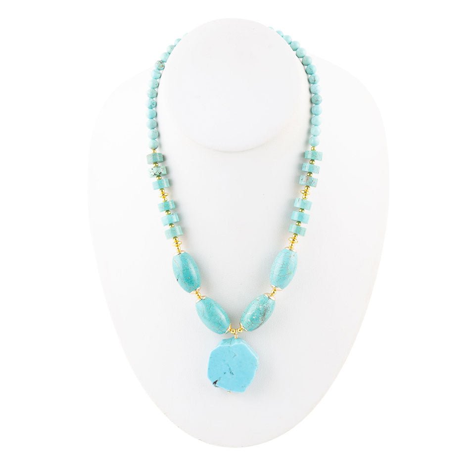 Turquoise Baron Statement Necklace