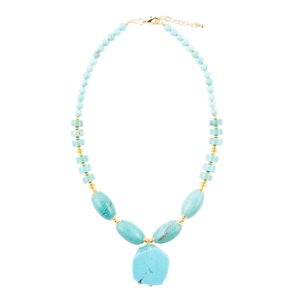 Turquoise Baron Statement Necklace