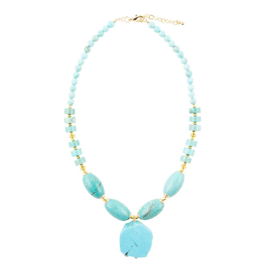 Turquoise Baron Statement Necklace