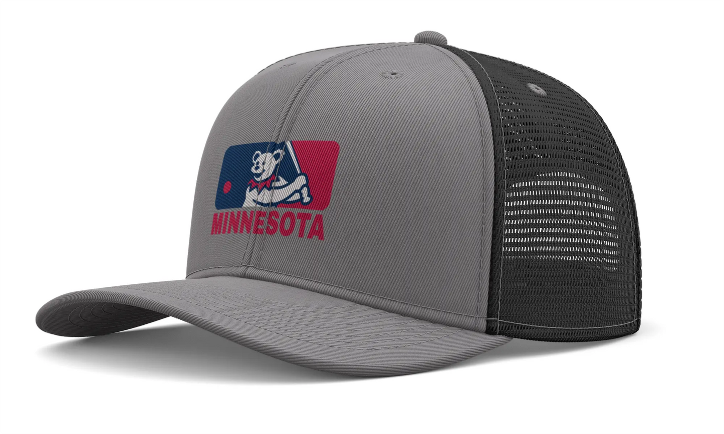 Minnesota Baseball Edition Dancing Bear Logo Trucker Cap The Ballpark Collection