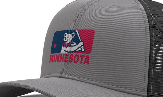 Minnesota Baseball Edition Dancing Bear Logo Trucker Cap The Ballpark Collection