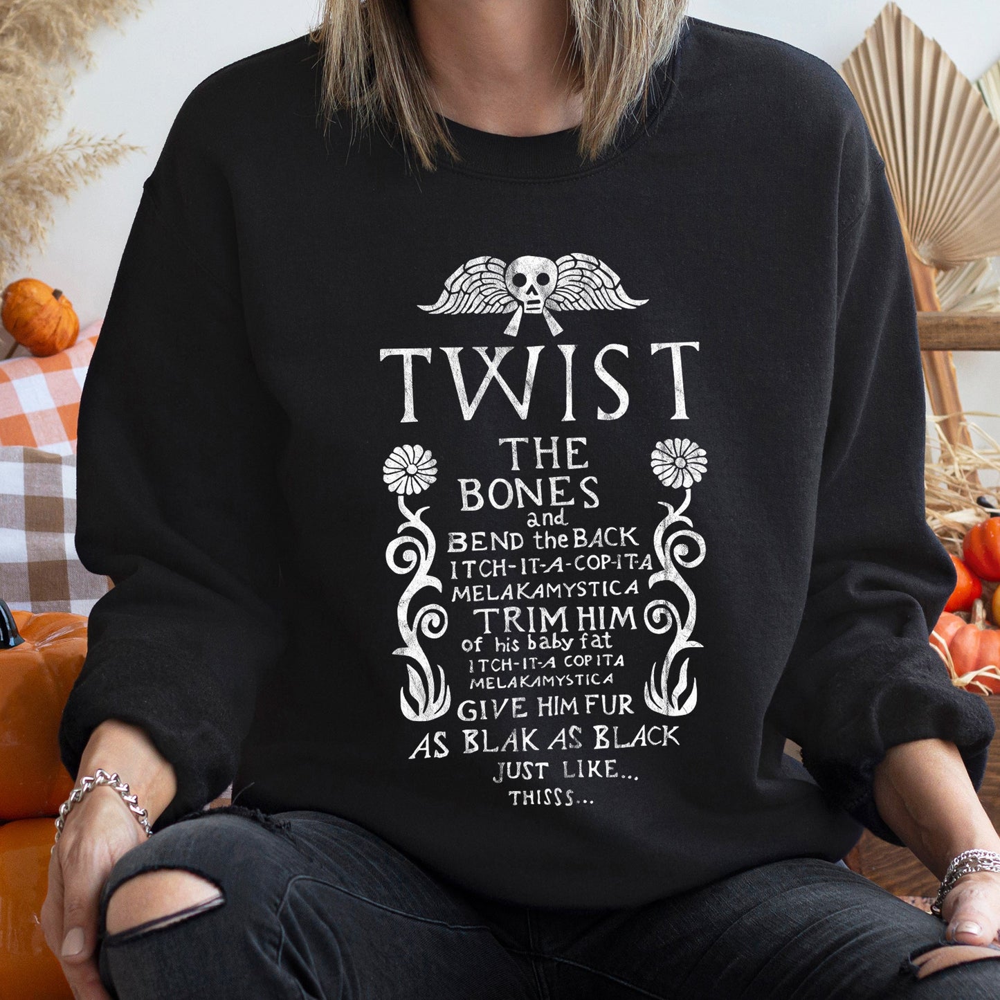 Twist The Bones Halloween Sweatshirt