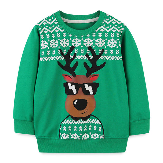 Ugly Christmas Sweater Soft Stretchy for Toddlers and Little Kids