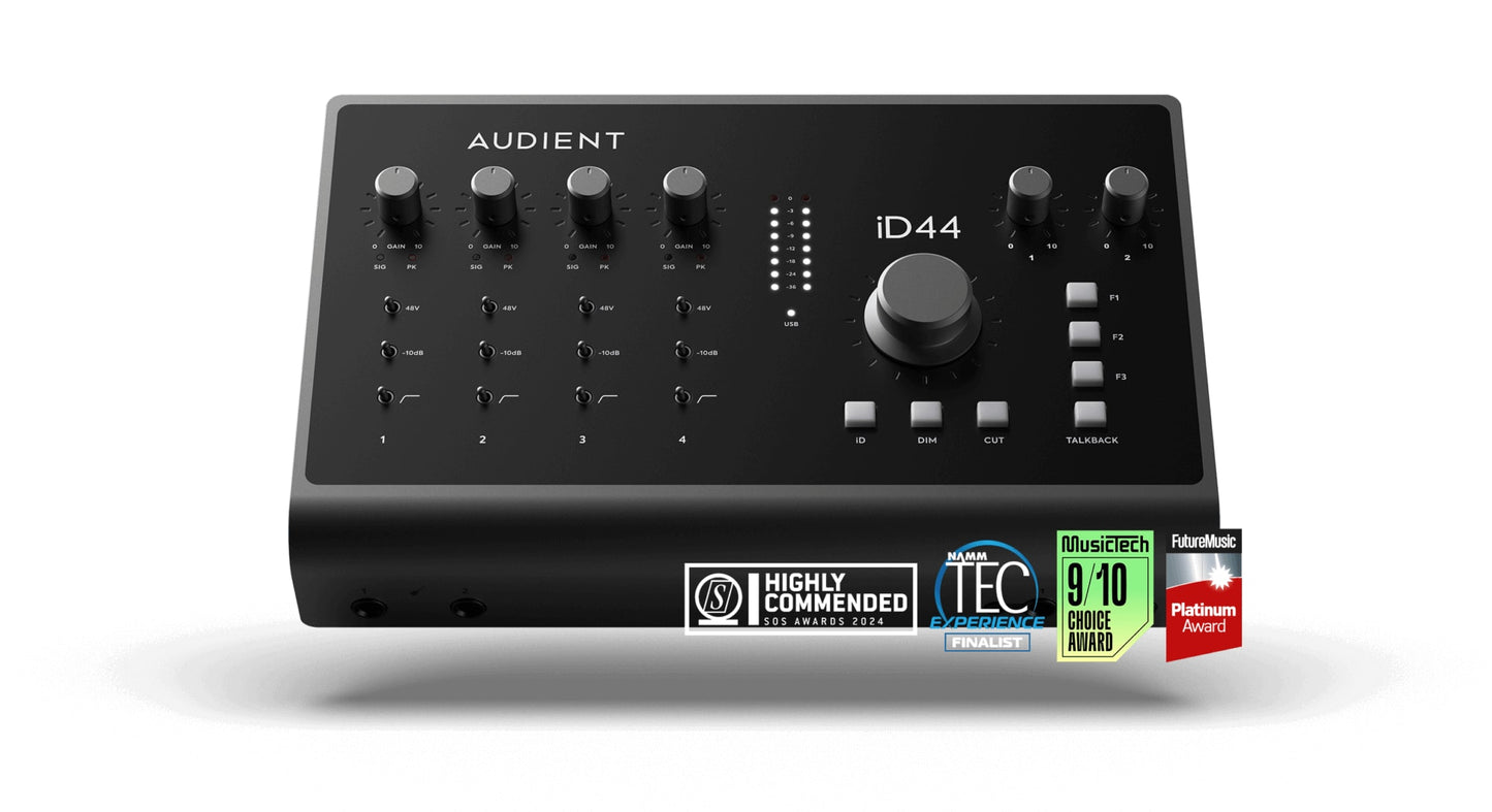 20-in/24-out USB Audio Interface Audient iD44 MKii