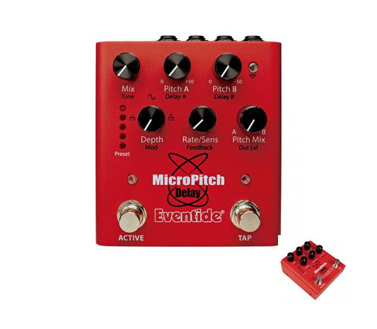 MicroPitch Dual Pitch-Shifting Delay Pedal Eventide