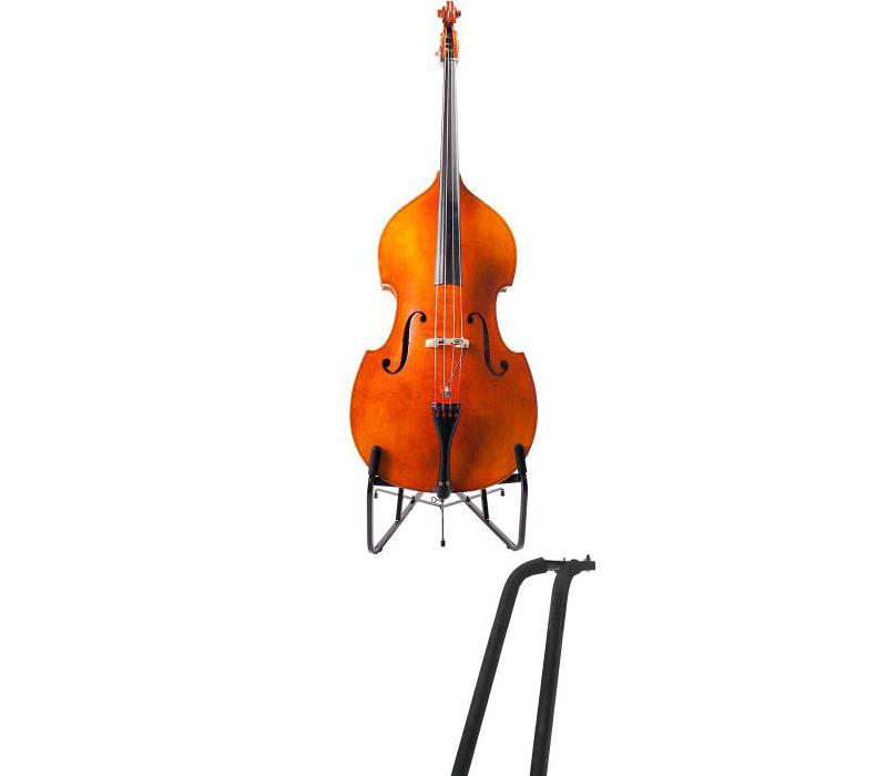 Double Bass Stand Lightweight Steel Padded Hercules Stands DS590B