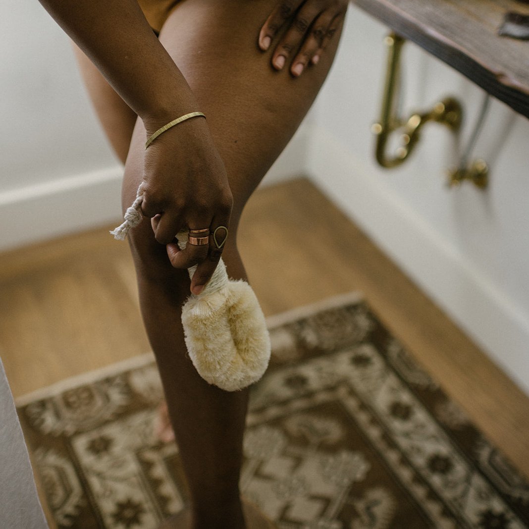 Dry Japanese Sisal Body Brush URB APOTHECARY