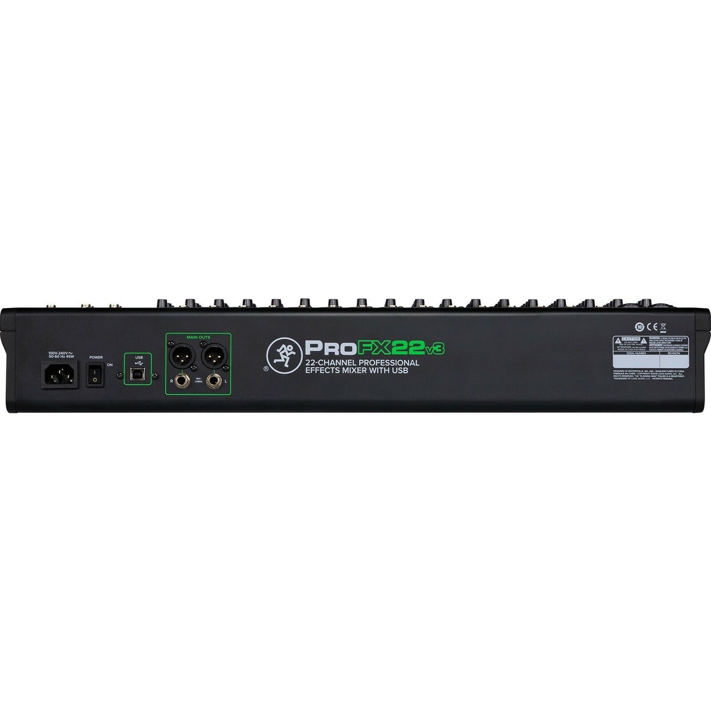 Mackie ProFX22v3 22-channel Mixer with USB and Effects
