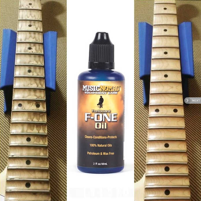Music Nomad MN105 F-One Fretboard Oil - Cleaner & Conditioner 2oz NEW