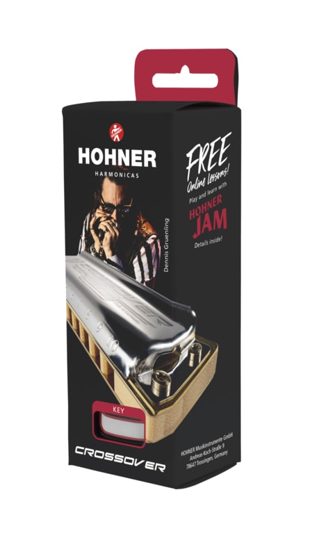 Hohner Marine Band Crossover B Major Diatonic Harmonica