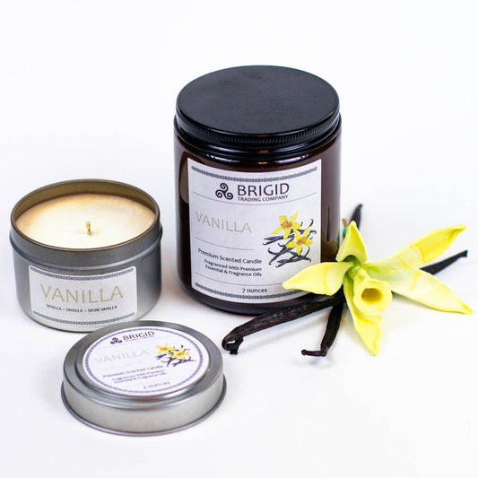 Vanilla Soy Wax Candle French Tahitian Madagascar Vanillas